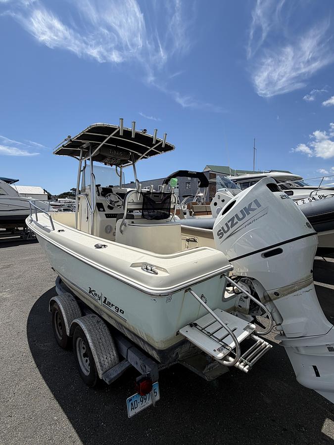 Used 2013 Key Largo 210CC w/ 2024 Suzuki 200 4-Stroke