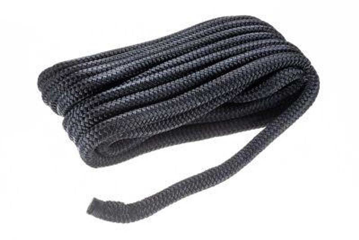 SEACHOICE DOUBLE BRAIDED BLACK DOCK LINE - 3/4in x 35Ft