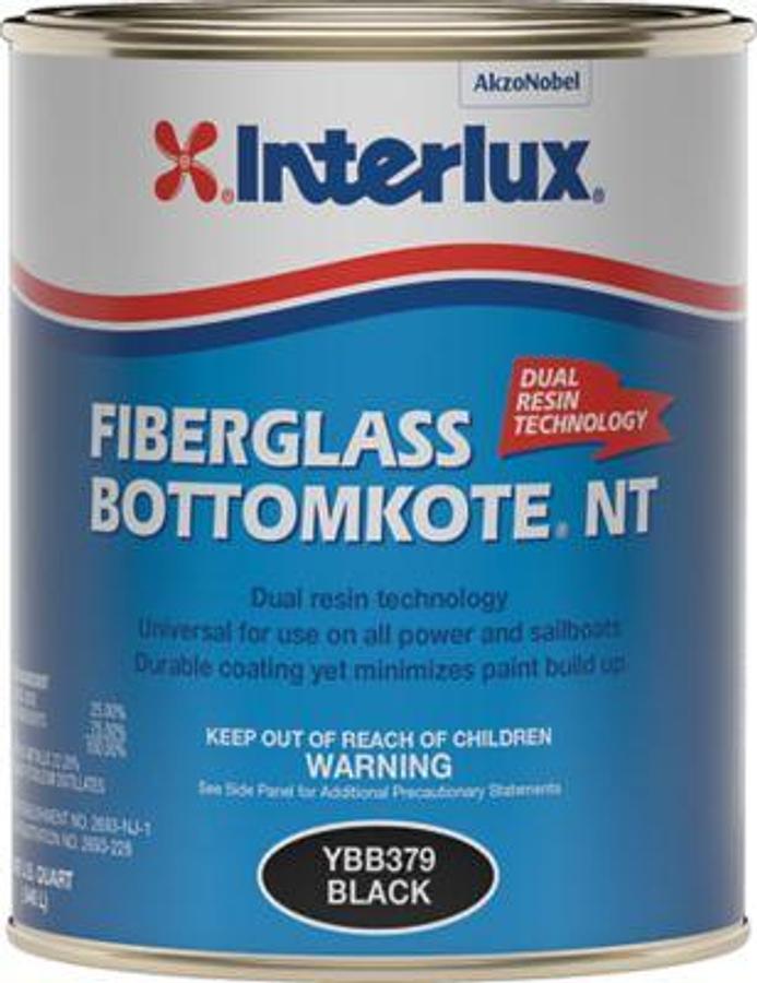 INTERLUX FIBERGLASS BOTTOMKOTE NT BLACK - Qt