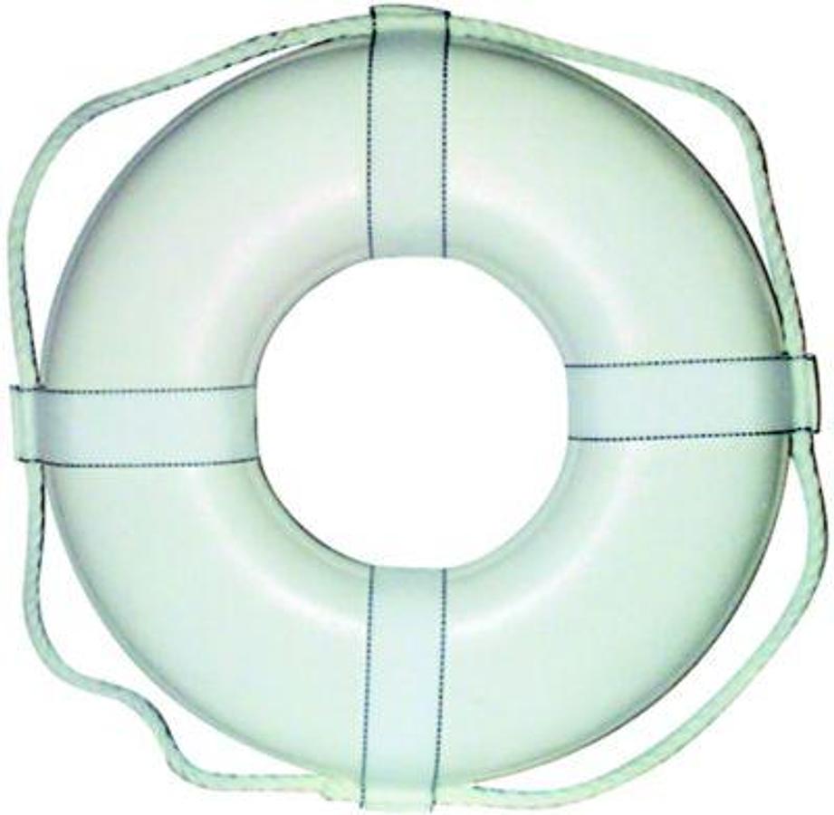 CAL JUNE WHITE RING BUOY - 20"