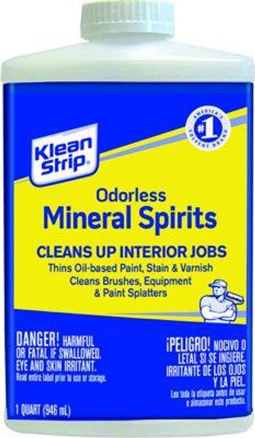 KLEAN STRIP ODERLESS MINERAL SPIRITS - Qt