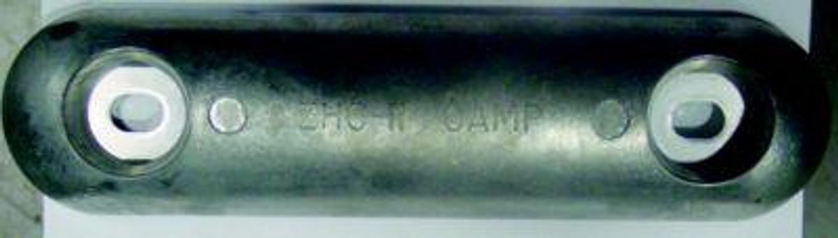 CAMP HULL PLATE ZINC - 12" X 3" X 1-1/2"