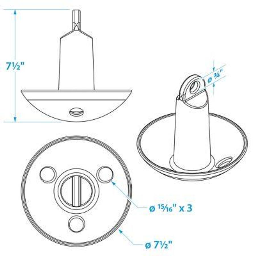 SEACHOICE MUSHROOM ANCHOR - 10 lbs