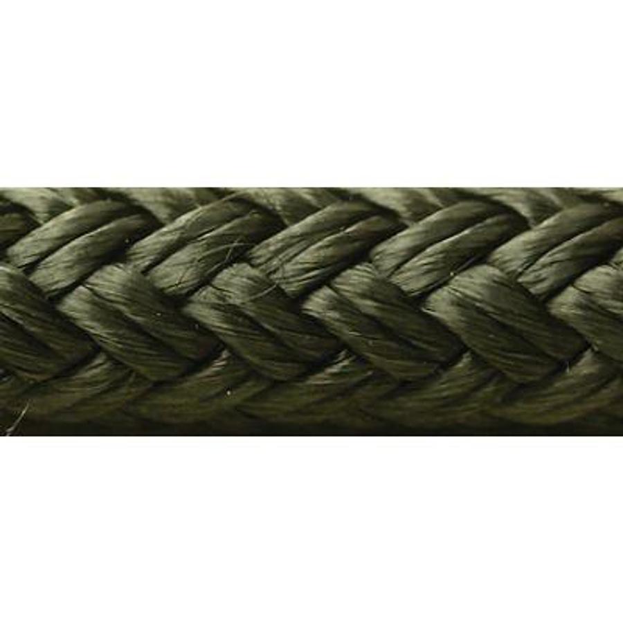 SEACHOICE DOUBLE BRAIDED BLACK DOCKLINE - 5/8in x 25Ft