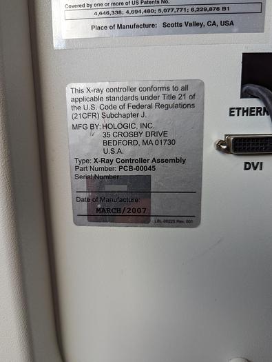 Used Hologic Fluoroscan Insight 2 C-arm