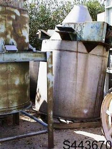 Used Hopper, 100 CF, S/st, Live Btm, Vibratory, #S443670