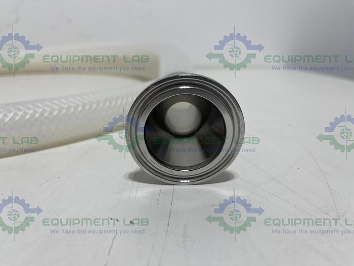 Used Saint Gobain 23035763 Pure Fit 96" Hose w/ 1 1/2" to 3/4" Sanitary Fitting 90PSI