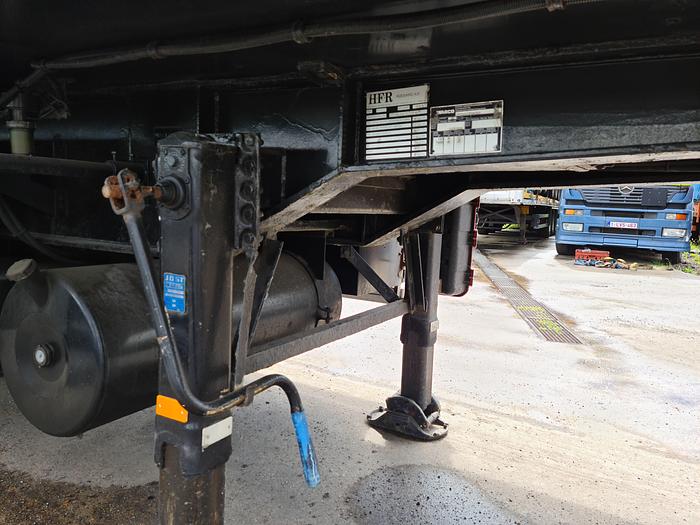 Used 2003 HFR 2 AXLE/ CITY/ FRIDGE TRAILER/ OPEN SIDE/ LOADING LIFT STEERING AXLE FRIDGE UNIT