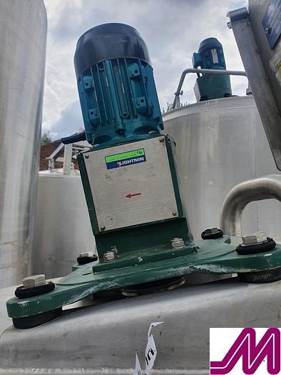 Used 1,200 litre Stainless Steel Insulated Mix Tank