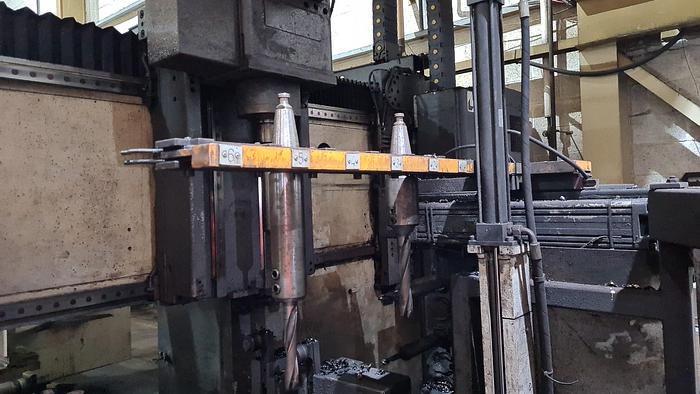 Used 2009 Ficep Heavy Duty Steel Beam Saw & Drill Line