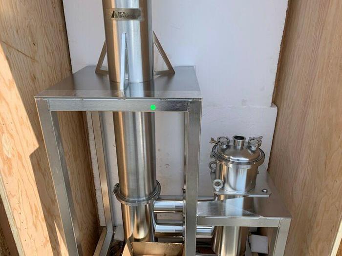Used Delta Separations FFE-45 Falling Film Evaporator 45GPH w/ Chiller & Heater