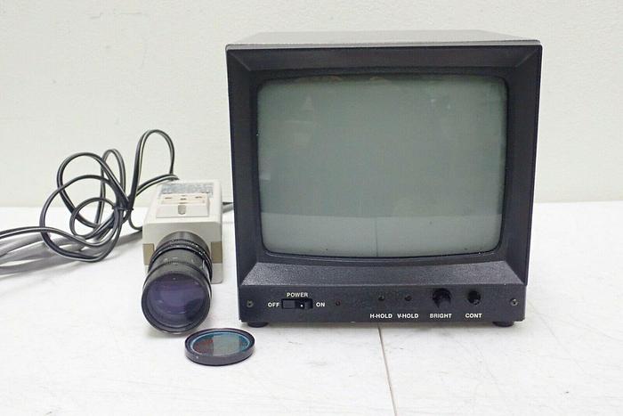 Used Spectroline Model VM-1000 Video Monitor & CA-1000 CCD Camera Imaging System