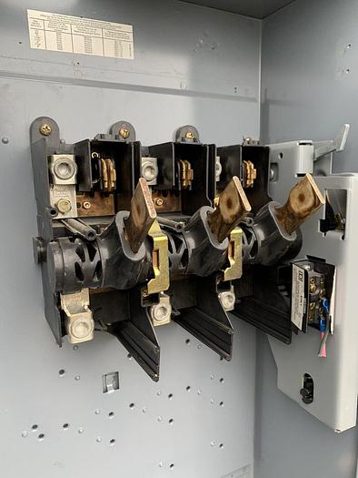Used HU364AWK Square D 200 Amp 600V 3P Non Fusible Disconnect Switch with Interlock