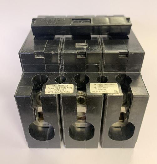Used EHB34070 Square D 70 Amp 480V 3 Pole Bolt On Circuit Breaker Type EHB