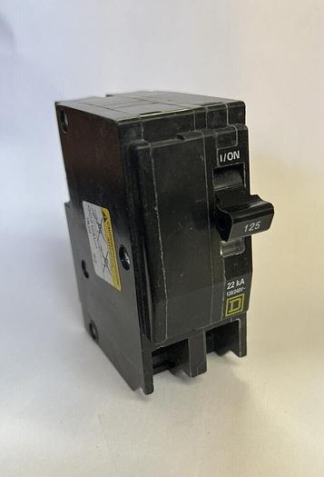 QO2125VH Square D 125 Amp 2 Pole Plug In 22K Rated Circuit Breaker New 785901054948