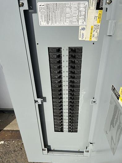 Used AQF3421MTX GE 125 Amp Main Lug Only Breaker Panel 208/120V 3P4W 42 Circuit MLO