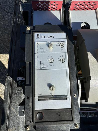 Used CM1250N Merlin Gerin 1250A 600V 3 Pole 65K ST-CM2 Trip Bolt On Circuit Breaker