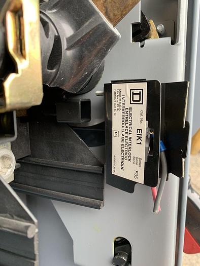 Used HU364AWK Square D 200 Amp 600V 3P Non Fusible Disconnect Switch with Interlock