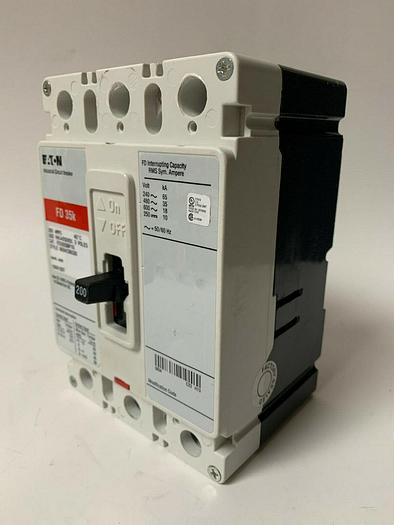 FD3200 Cutler Hammer 200 Amp 600V 3 Pole Bolt On Circuit Breaker 35K New  786679072752