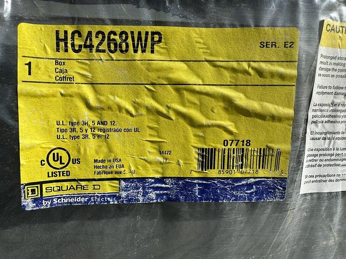 Square D 1200 Amp Main Lug Panelboard 208/120V 3P4W Nema 3R Outdoor HC4268WP New