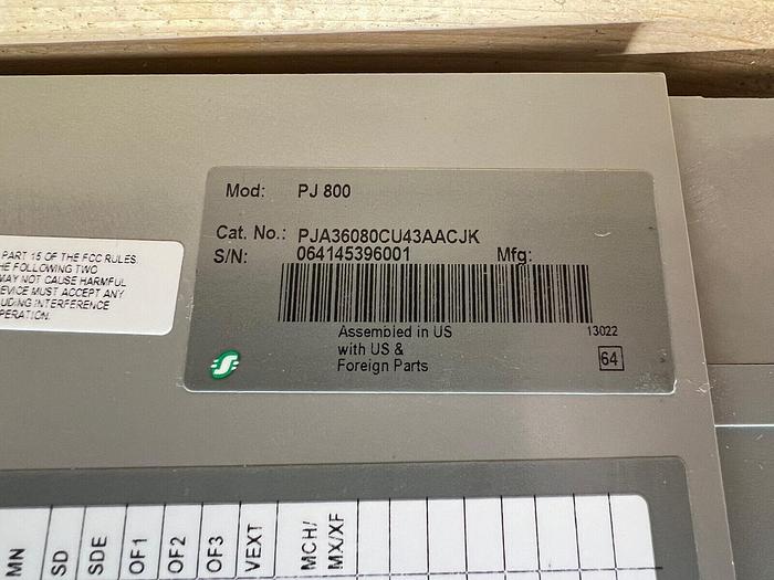 PJA36080CU43A Square D 800 Amp 600V 3 Pole 65K 100% Rated I-Line Circuit Breaker