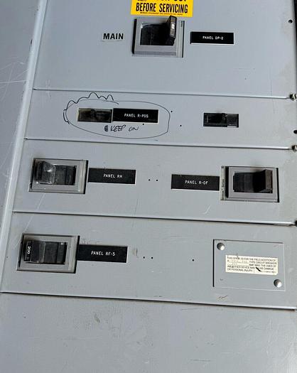 Used Siemens 400 Amp Main Breaker Panel 208/120V 3P 4W Type SPP