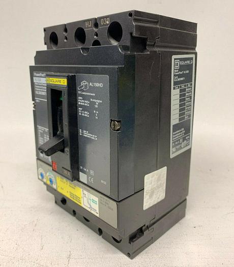 HJL36030M71 Square D 30 Amp 600V 3P Feed Thru MCP Circuit Breaker 65kA@480V New 785901492948