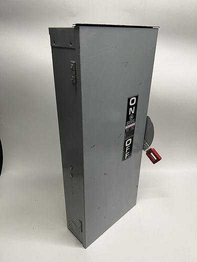 Used TH3364R GE 200 Amp 600V 3P 4W Fusibel Nema 3R Outdoor Disconnect 783164009149