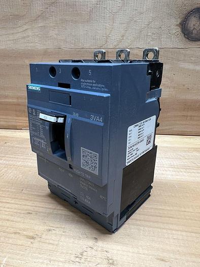 3VA41404ED340AA0 Siemens 3VA4 40 Amp 600V 3 Pole Bolt On Circuit Breaker New