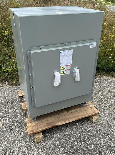 V48M28T75N12 EATON 75 KVA Transformer 480X208/120V Nema 12 Rated New 480 208/120
