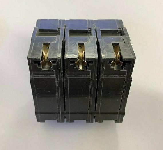 Used THQL32030 GE 30 Amp 240V 3 Pole Plug In Circuit Breaker