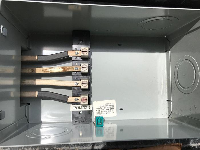 DH1BBC41 General Electric GE 100 Amp 600V 3 Phase 4 Wire Tap Box