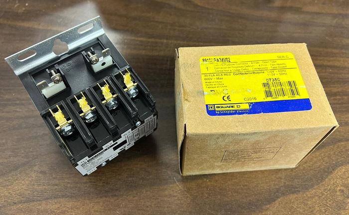 8910DPA34V02 Square D Definite Purpose Contactor New