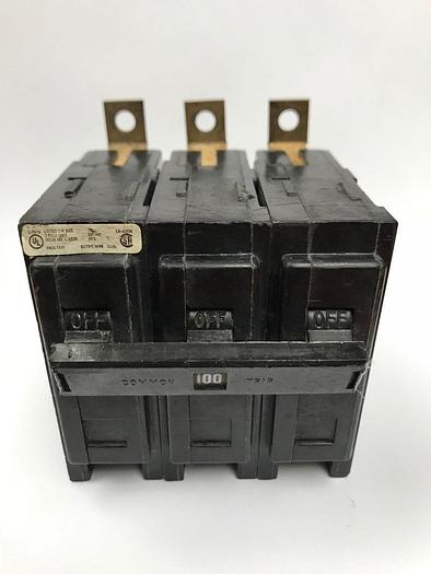 QBHW3100H Cutler Hammer 100 Amp 240V 3 P 22K Rated Bolt On Circuit Breaker New