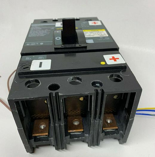 Used 516785P8 Square D KH 250 Amp 600V 3 Pole UPS Circuit Breaker 24V UVR Aux Switch