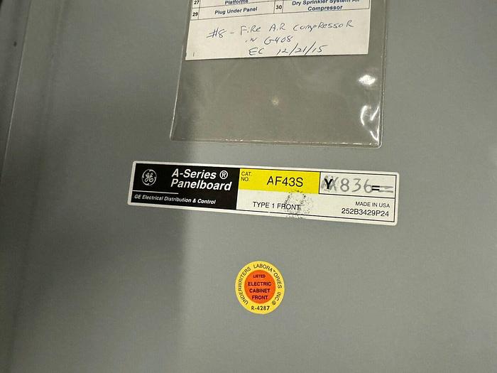 Used AQF3302ATX GE 225 Amp Max Main Breaker with 150A Main 208/120V 3P4W 30 Circuit