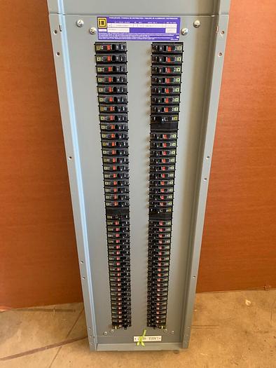 Square D NQ 100 Amp Main Breaker 208/120V 3P 4W 84 Circuit Panel Interior New