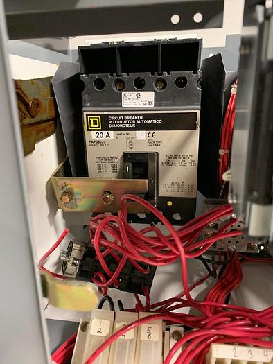 Used Square D Model 6 Size 1 Motor Control Center Bucket 12" 10HP 480V 3 Phase