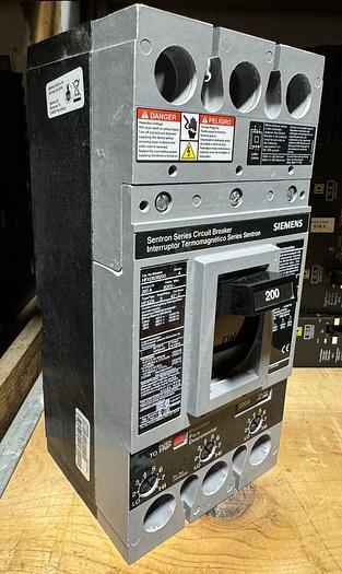 HFXD63B200 Siemens 200 Amp 600V 65kA@480V 3 Pole Bolt On Circuit Breaker New 783643318496