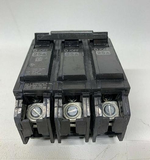 THQB32025 GE 25 Amp 240V 3 Pole Bolt On Circuit Breaker THQB New