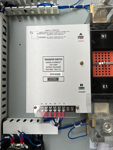 Used Generac 400 Amp HTS Automatic Transfer Switch 480V 3 Phase