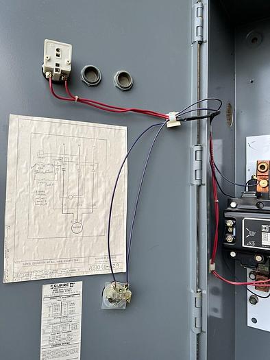 Used 8502SG02 Square D Size 5 Contactor Nema 1 Enclosed