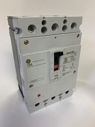 FBV36TE015R2 GE 15 Amp 600V 3 Pole Bolt On Circuit Breaker New