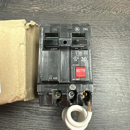 THQL2130GFT GE 30 Amp 240V 10K Rated Plug in Ground Fault New