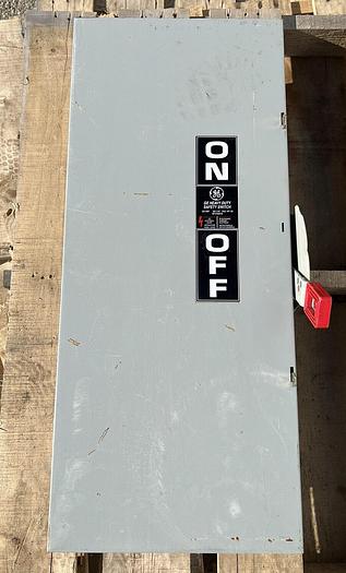 Used TH3364 GE 200 Amp 600V 3 Pole Fusible Nema 1 Indoor Disconnect Switch 783164009156
