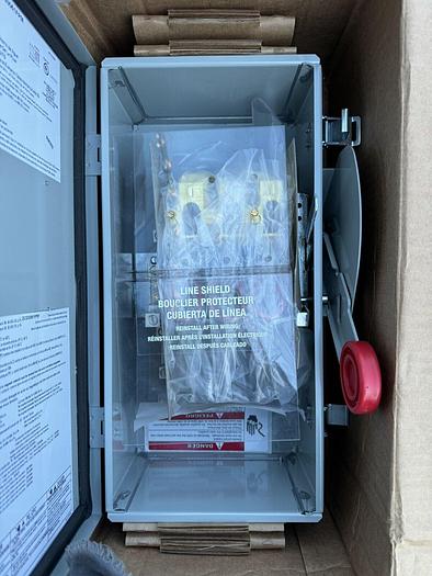 DCG3061FPM Eaton 30 Amp 600V Photovoltaic Disconnect Switch Fusible Nema 4 New