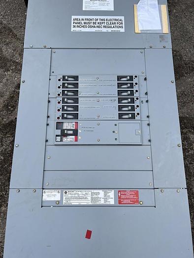 Used GE Spectra Series Panelboard 250 Amp 480/277V Main Lug Only APNB Hardware