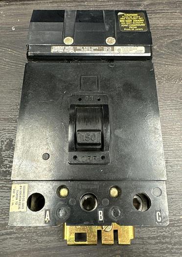 Used Q232150 Square D 150 Amp 240V 3 Pole 10kA@240V I-Line Circuit Breaker