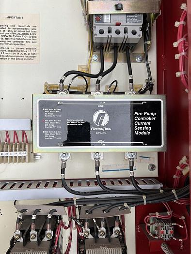 Used Firetrol Power Transfer Switch 50HP 100 Amp 480V 3 Phase FTA 900-BD100B