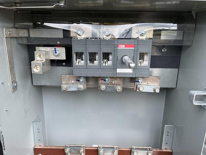 Used RG4640THPS ABB GE 400 Amp 600V 3P4W Fusible Bus Plug ReliaGear